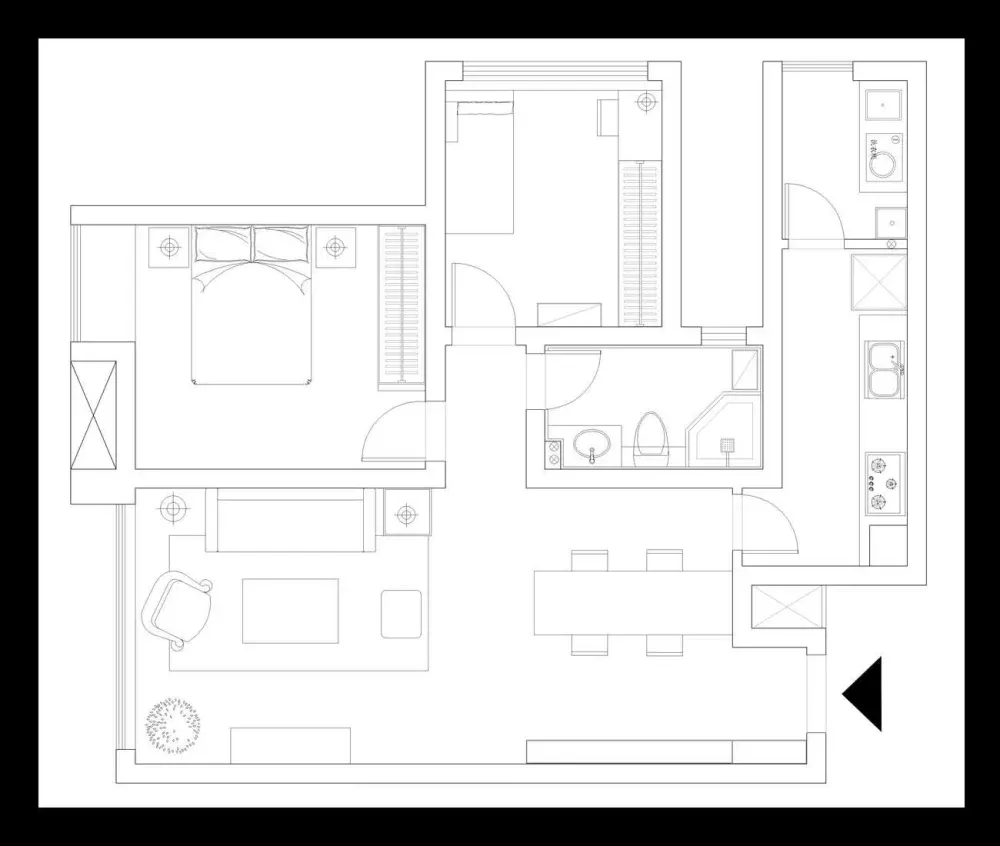 区区12万元,就把79平米的二居室装修拿下了,真是出乎意料!-保利爱尚里二期装修