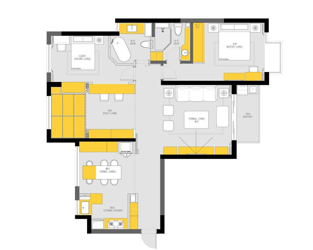 邻居家145平米的三居室，仅仅用了50万元，就完成了装修，如此划算！-复地山与城装修