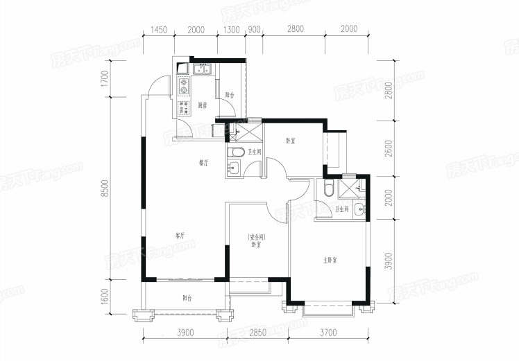 日式风格三居室装修案例，108平米的房子装修多少钱？-惠阳恒大棕榈岛装修