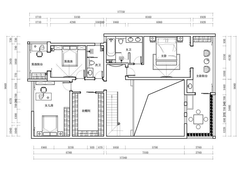 140平米四居室的现代风格案例，只花16万！-天朗玺悦公馆装修