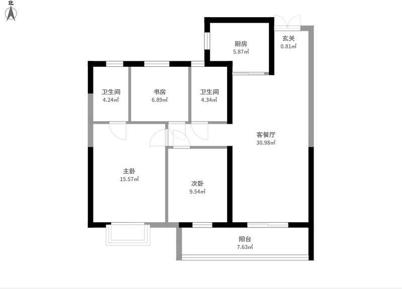 邻居家116平米的三居室，仅仅用了12万元，就完成了装修，如此划算！-招商樾望装修