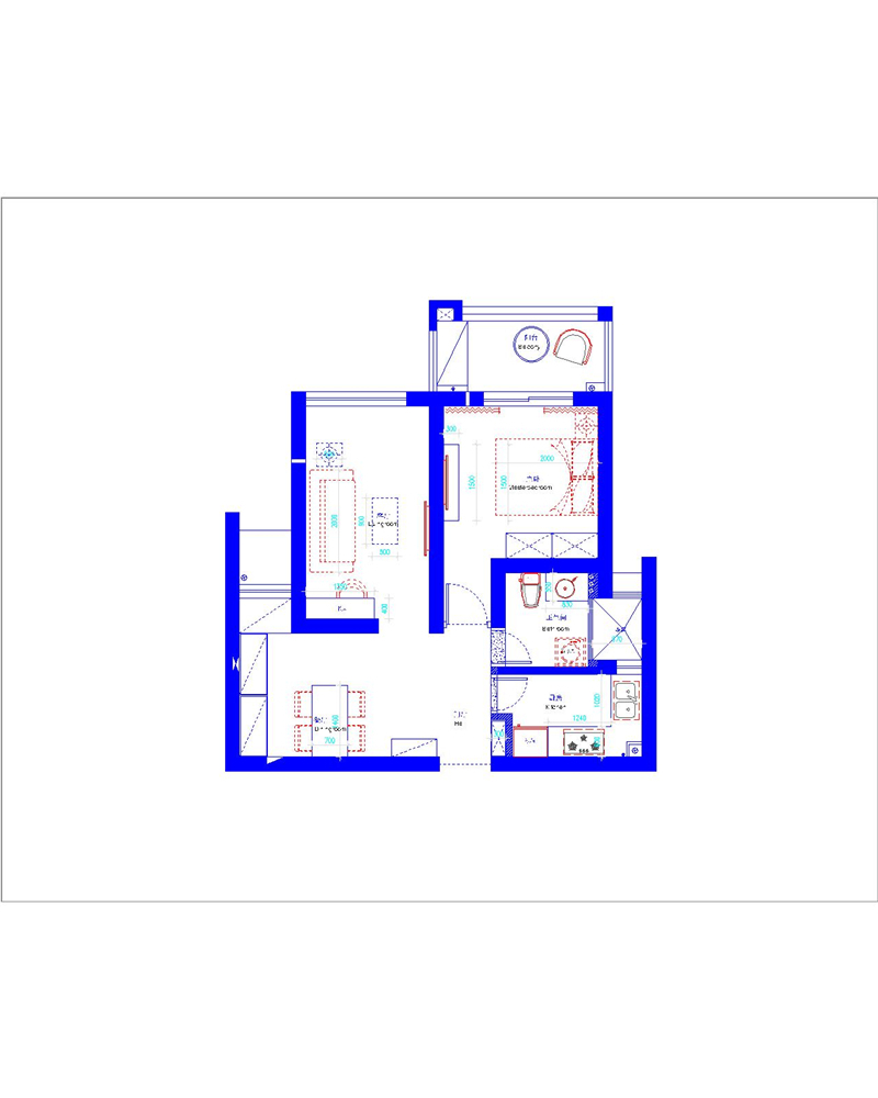 90平米现代风格二居室，预算13万，点击看效果图！-馨良苑装修