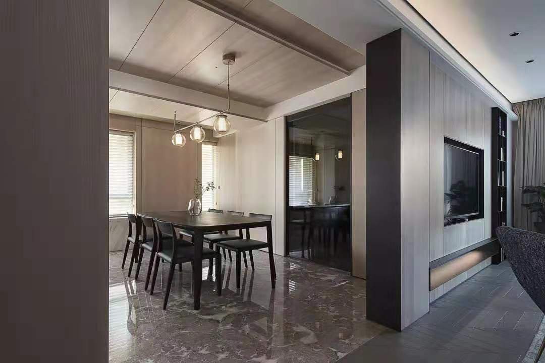 138平米现代风格三居室，预算11万，点击看效果图！-世茂香槟湖装修