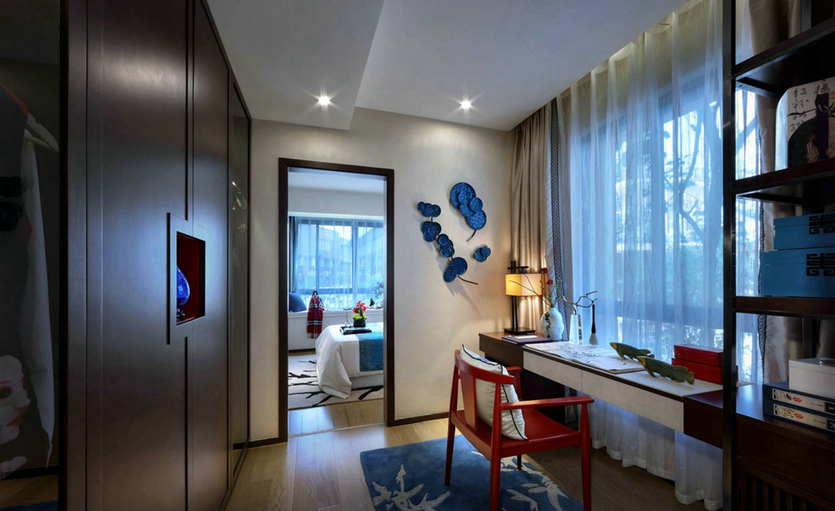 东韵雅园实例，110平米的三居室，质感与时尚并存的现代风装修。