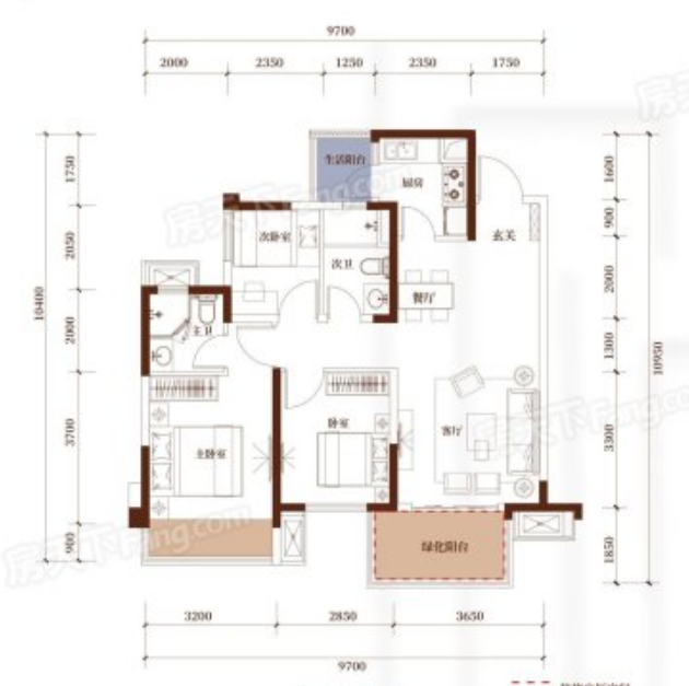99平米日式风格三居室，预算10万，点击看效果图！-融创臻园装修