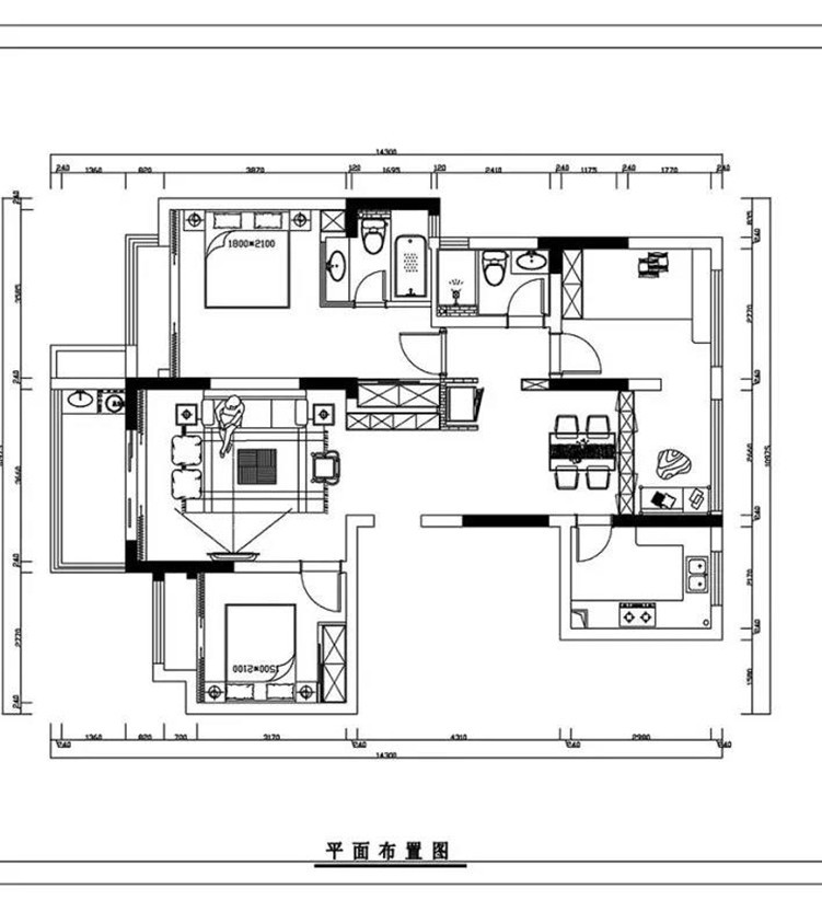 125平米三居室装修案例，装修价格只花30万元！