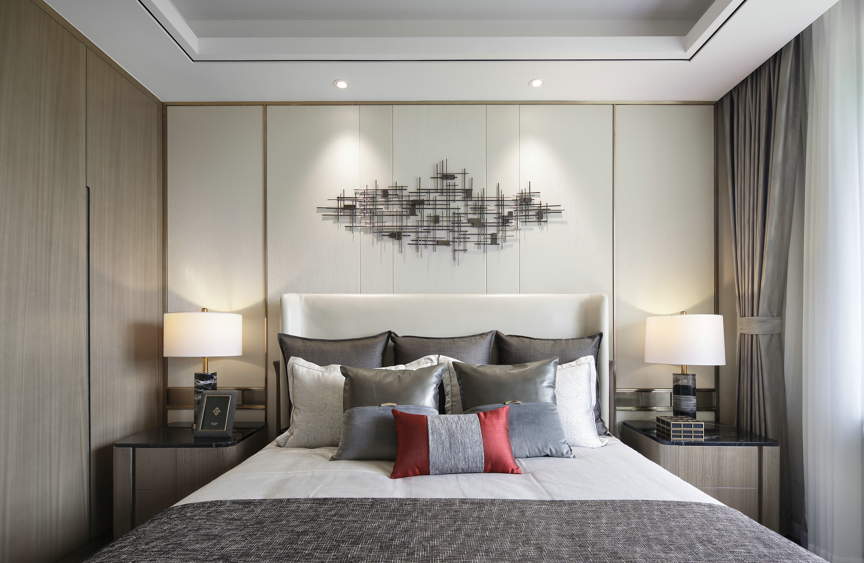 翰林国际三居室 新中式风格装修案例