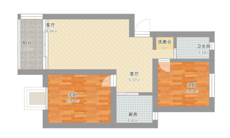 84平米的二居室装修只花了10万，中式风格让人眼前一亮！-恒大御府装修