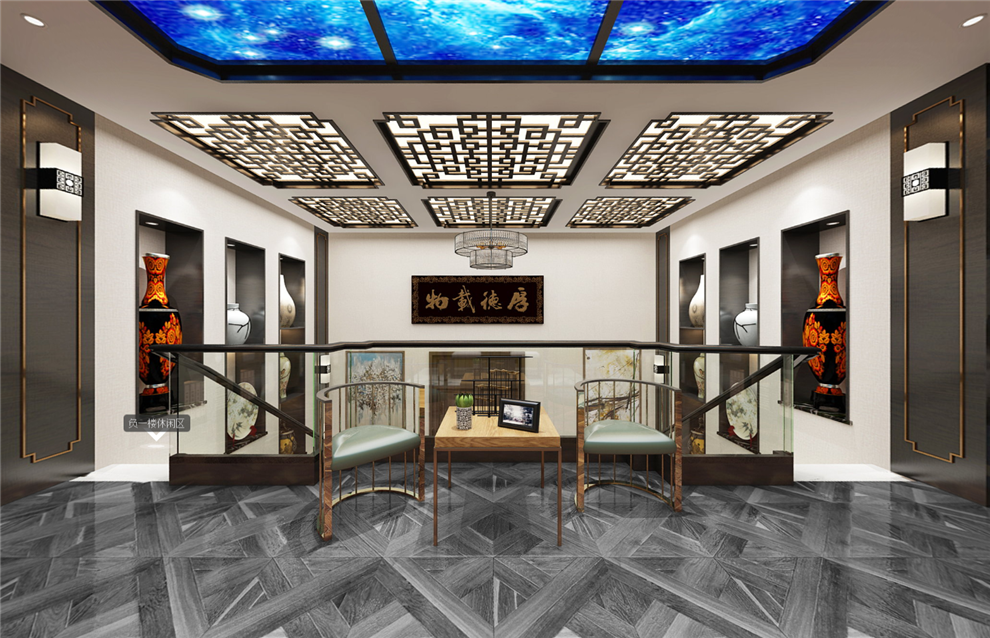羌多娜别墅丨350㎡新中式，诠释东方之美