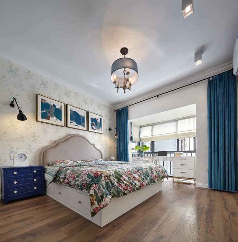 三居室的美式风怎么装修？让东原檀香山这套134平米的装修案例给你点灵感！