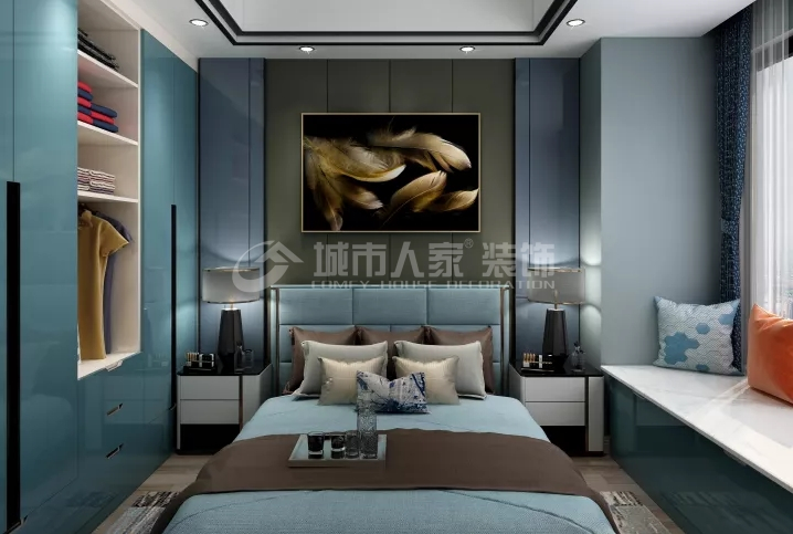 碧桂园天誉实例，128平米的三居室，质感与时尚并存的现代风装修。