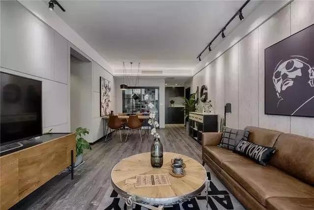 106平米三居室设计说明，17万元装修的现代风格有什么效果？