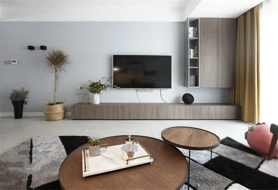 北大资源山水年华113平三居室北欧风格