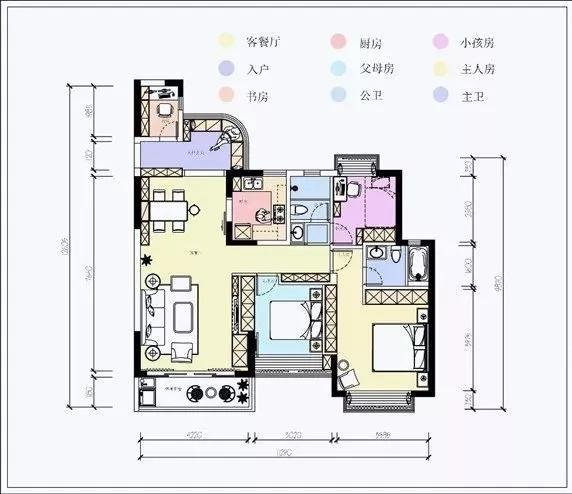 北欧三居室120平米20万-光明九胤装修案例-上海房天下