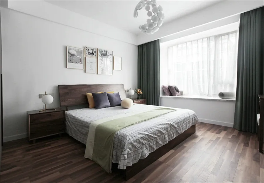 北大资源山水年华113平三居室北欧风格