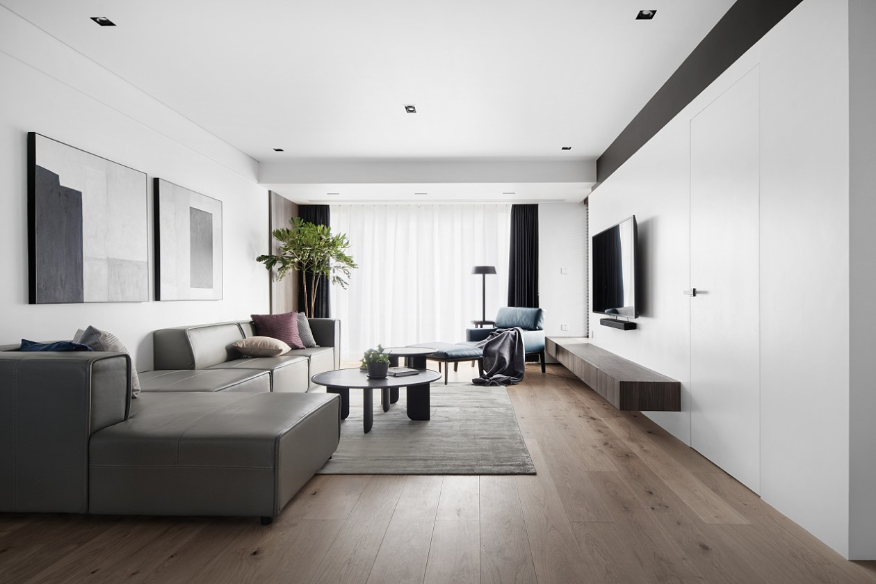这套98平米的三居室，最后还是选定现代风格，效果竟远超预期。