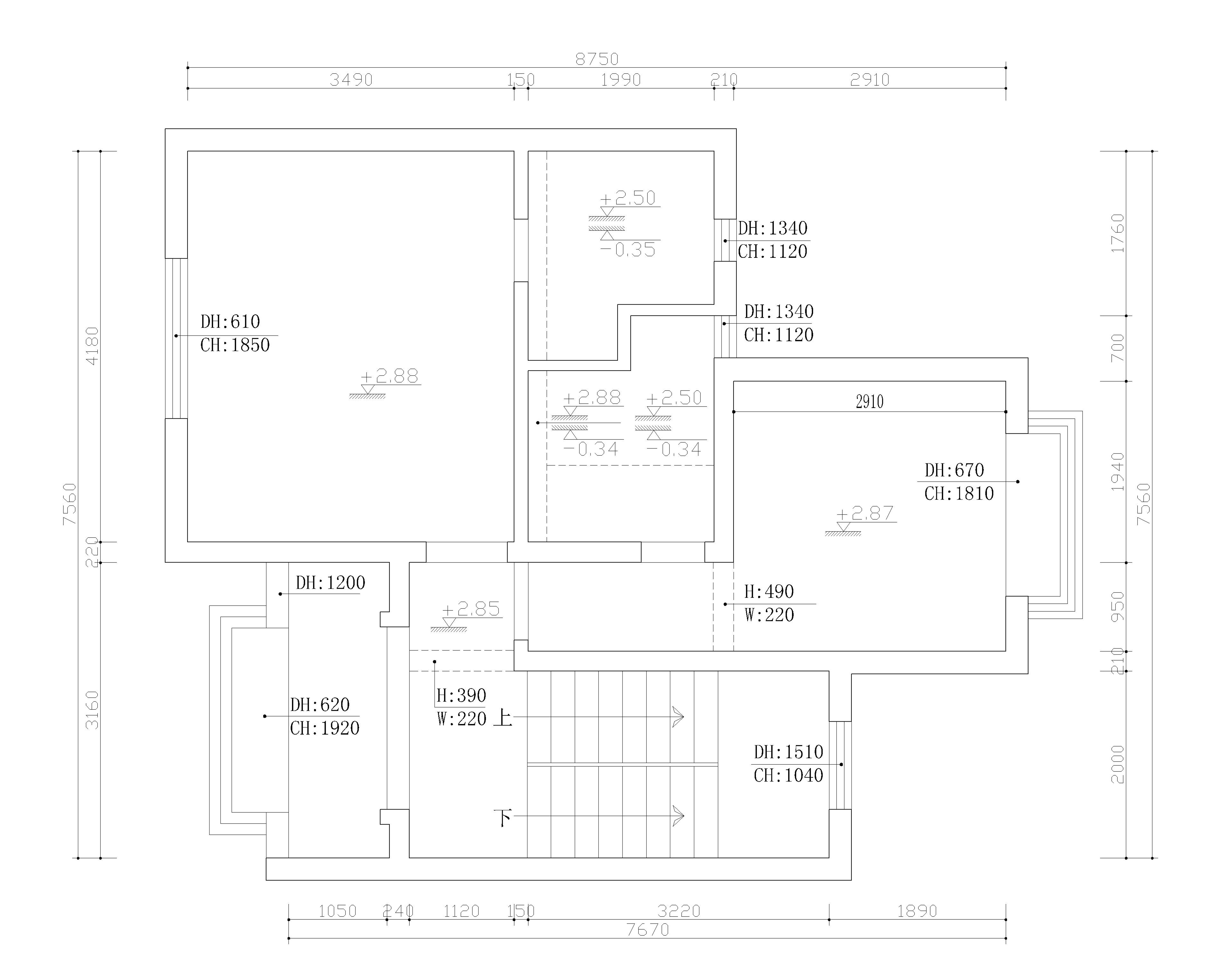 欧式风格三居室装修案例，160平米的房子装修多少钱？
