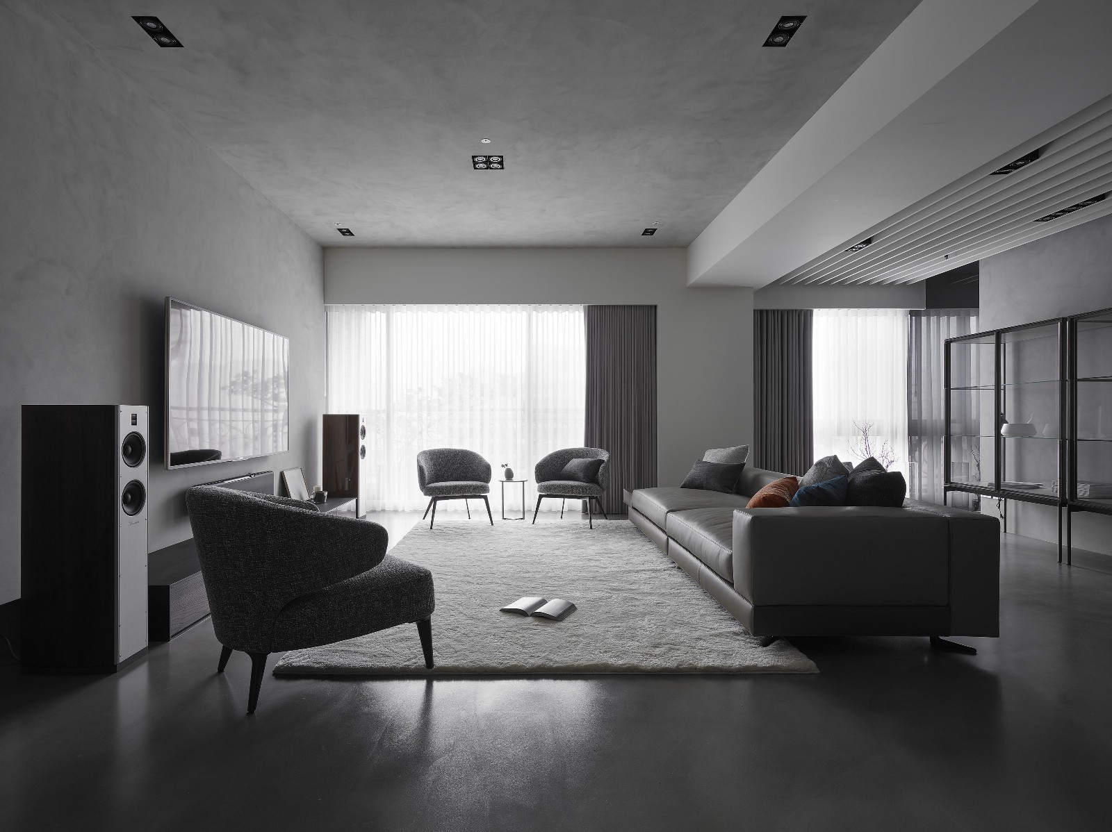 融创中心三居室 现代风格设计