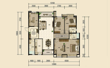 我家135平四居室，中式装修风格，美翻了！
