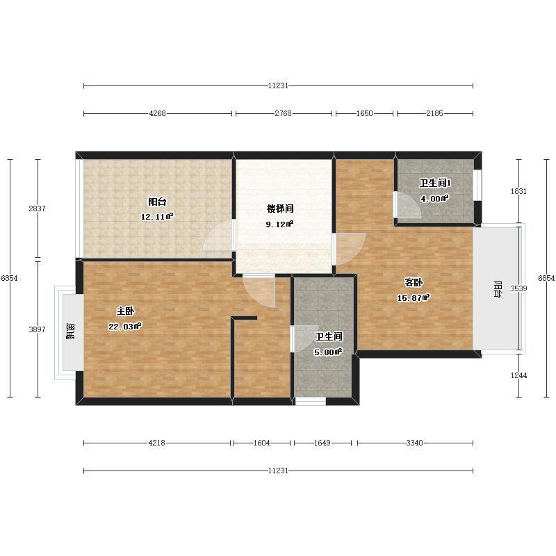 现代风格三居室装修案例，115平米的房子装修多少钱？