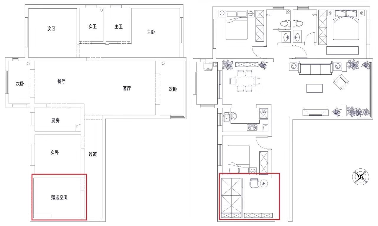 181平米三居室新房，找熟人装修才花费200000万，大家觉得值吗？