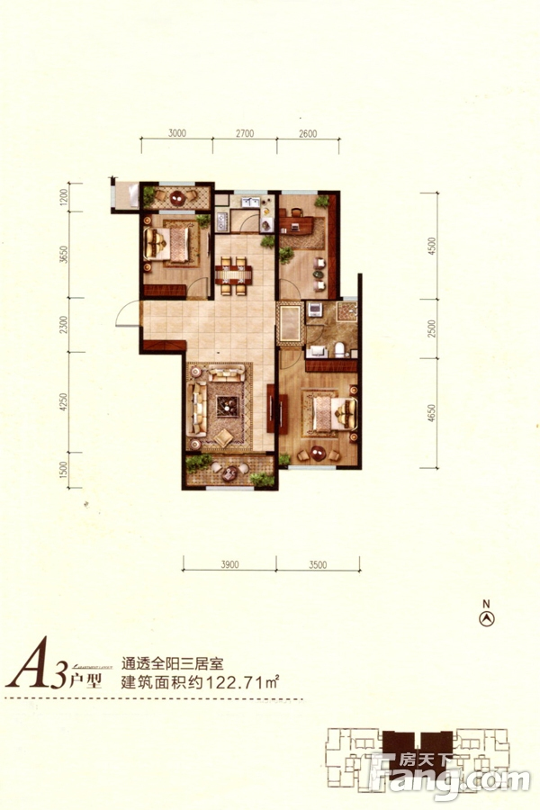 123平米的房子能装修成什么效果？现代风格三居室装修案例！