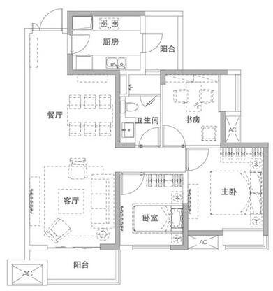 99平米的房子包括哪些功能间？装修成简约风格二居室好不好？