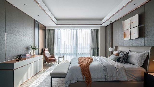 176平米四居室设计说明，20万元装修的现代风格有什么效果？