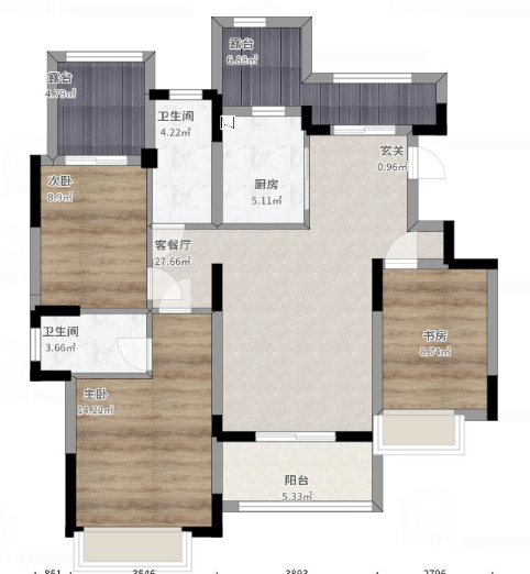 131平米的三居室要怎么装修才出其不意，选择现代风格准没错！