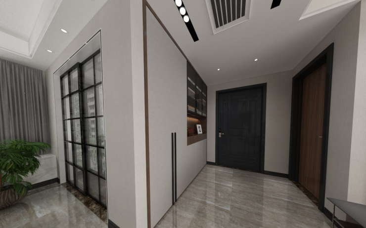 137平米现代风格三居室，预算15万，点击看效果图！