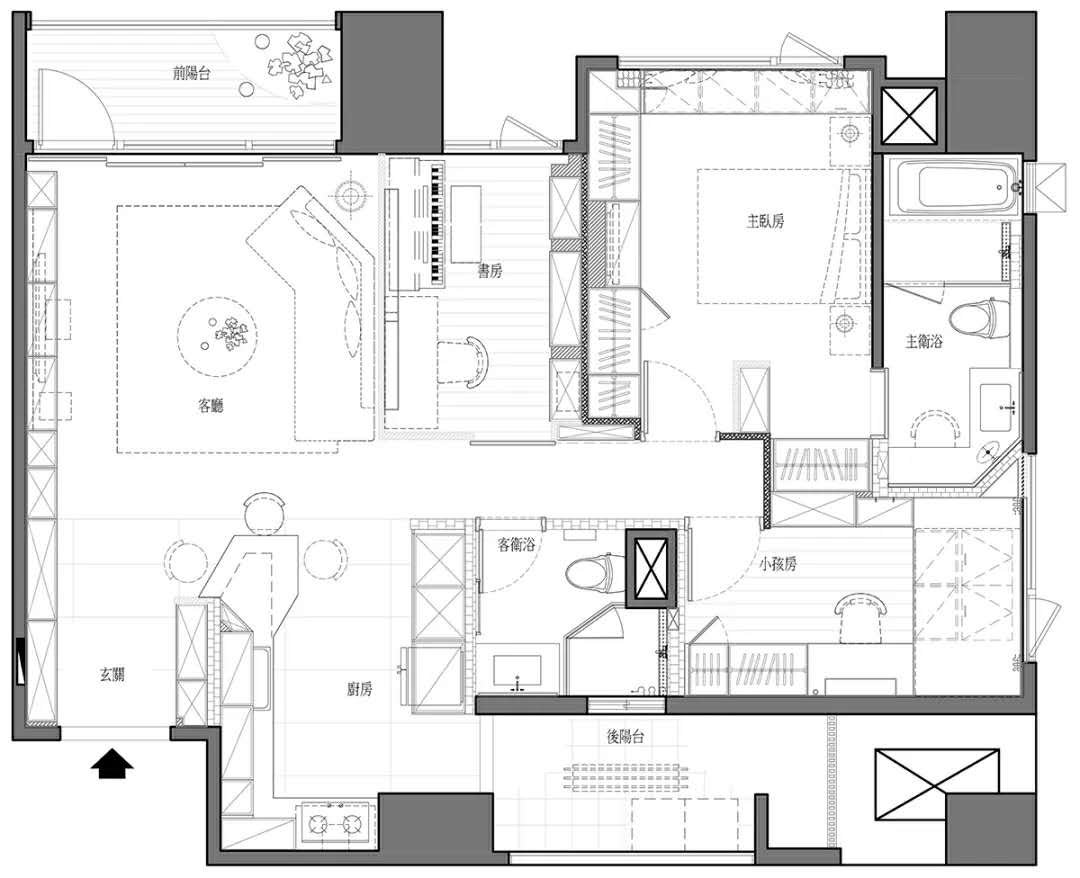 邻居家95平米的三居室，仅仅用了7万元，就完成了装修，如此划算！