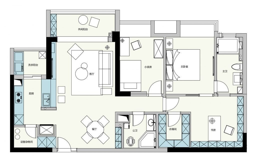 朋友买的120平米三居室，一共才花9万，这北欧风格太美了！