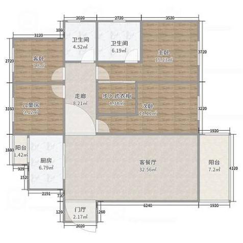 131平米的房子有多大？中式风格预算10万如何装修好？