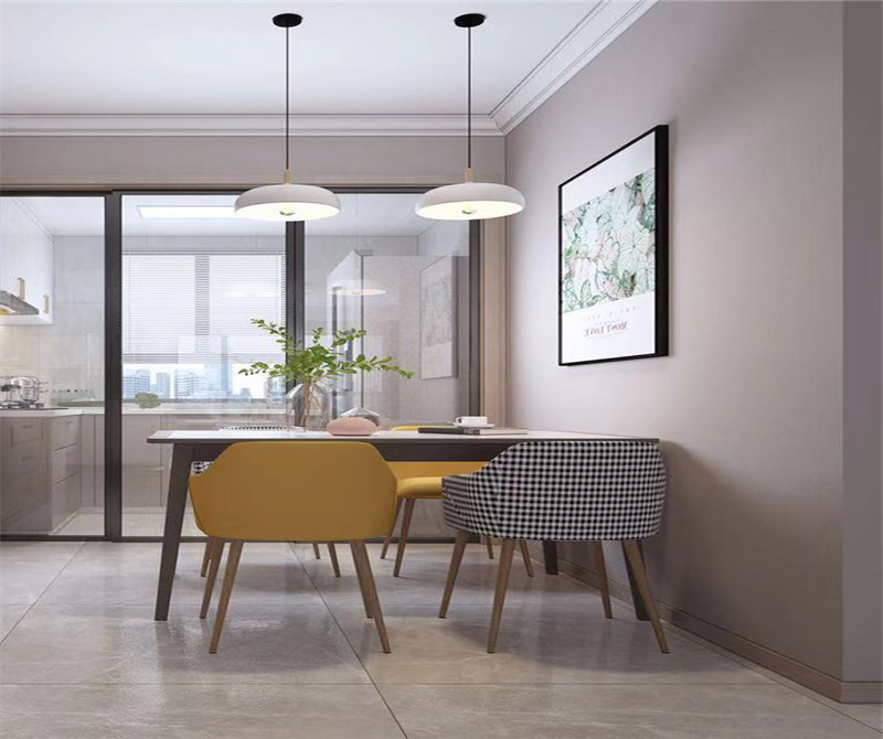 110平米二居室设计说明，10万元装修的现代风格有什么效果？