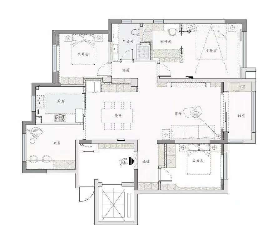 181平米的四居室，运用中式的装修风格效果是怎样的？