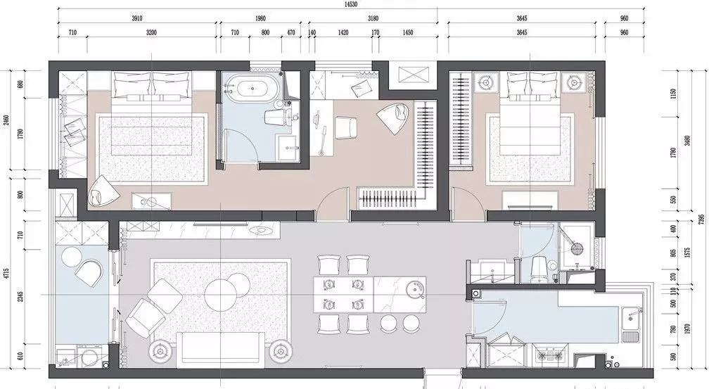 115平米的三居室，采用现代风格装修的效果如何呢？