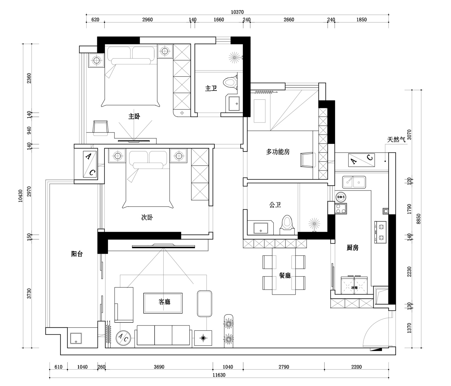 118平米的三居室装修价格是多少？10装修成什么效果？