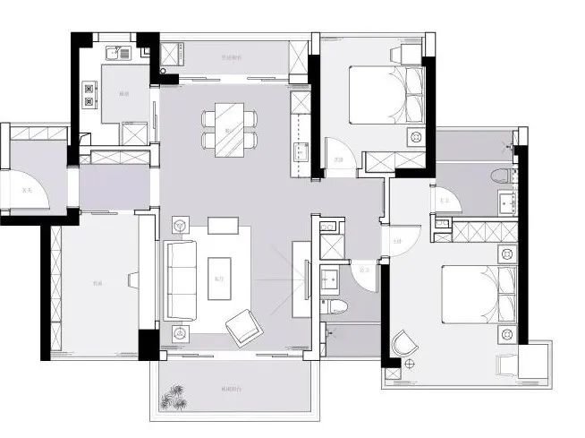 121平米的三居室，采用轻奢风格装修的效果如何呢？