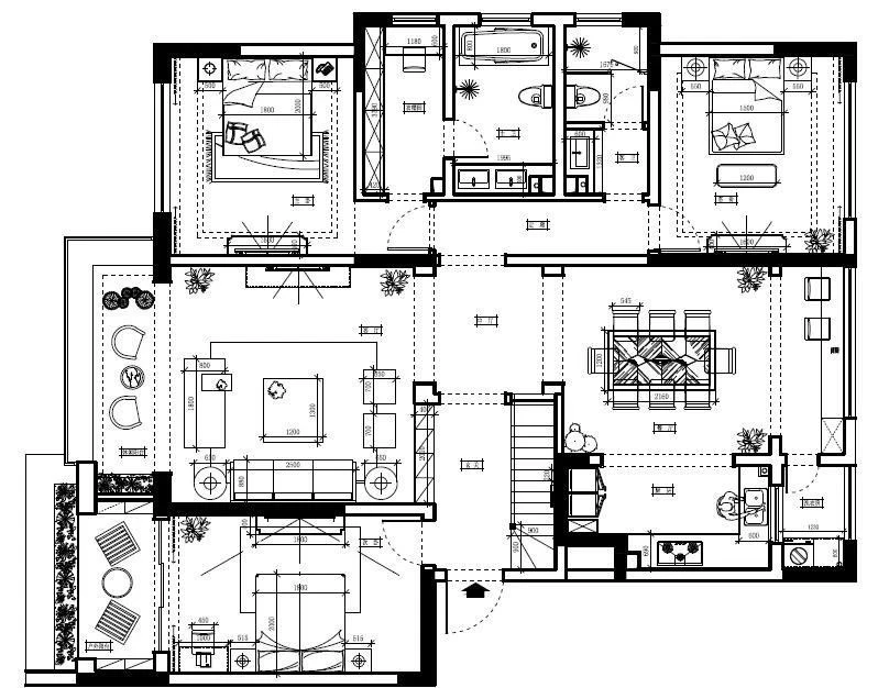 252平方大loft现代美宅设计