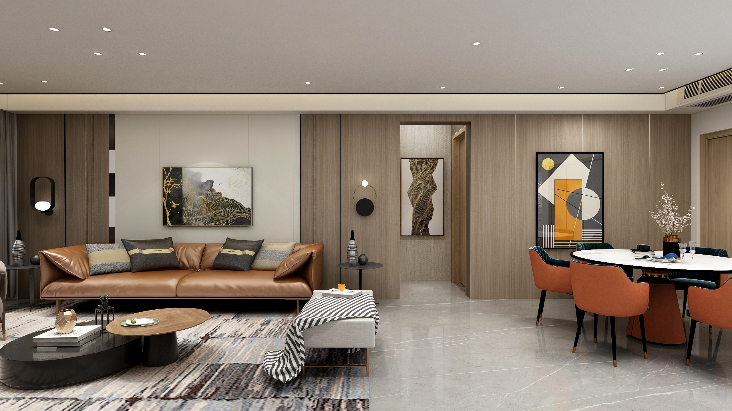 新房117平米四居室现代风格，装修只用了12万，谁看谁说划算！