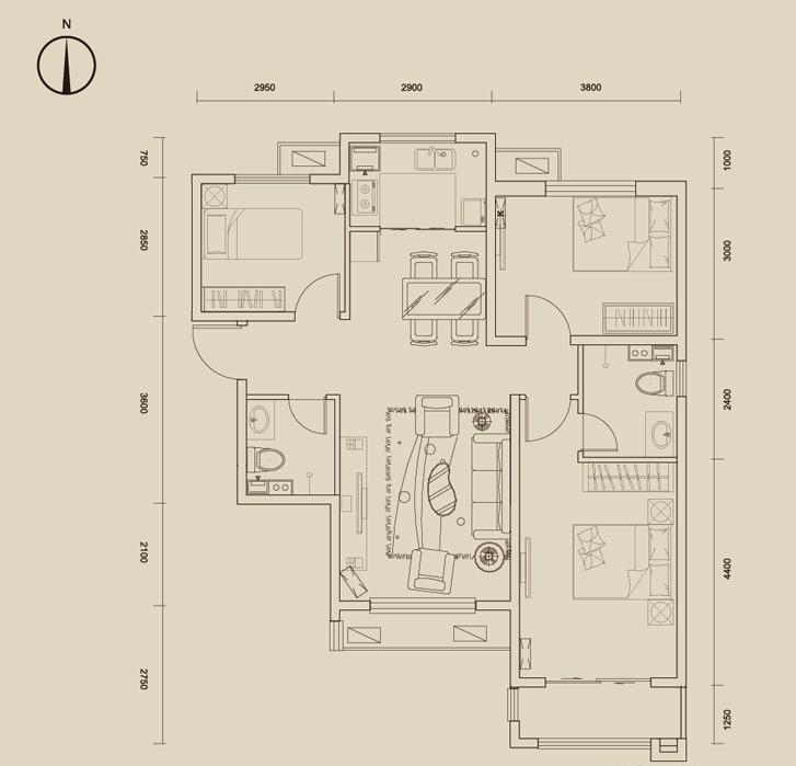 111平米的三居室装修价格是多少？6装修成什么效果？