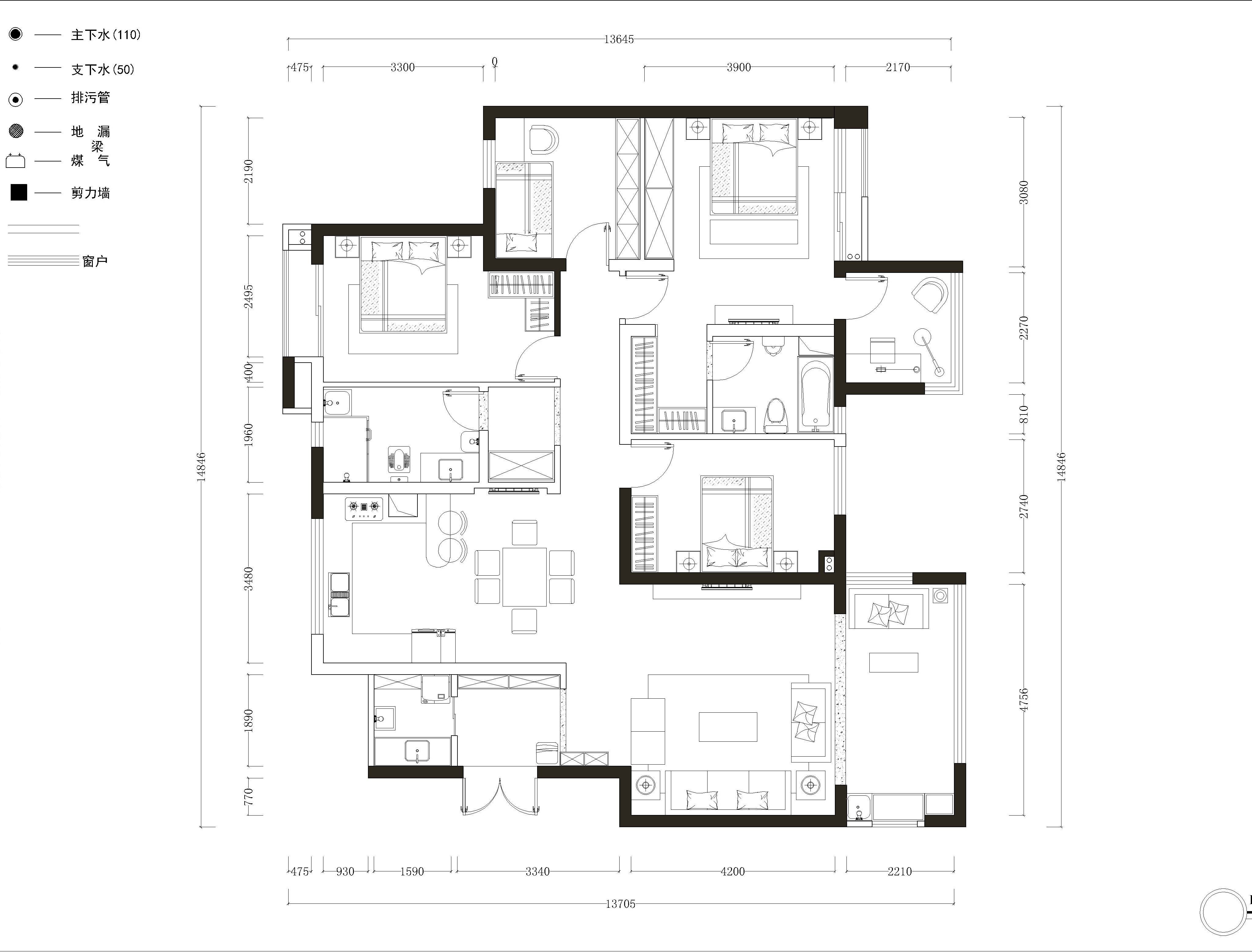 三居室一般多大面积？法式风格装修需要多少钱？