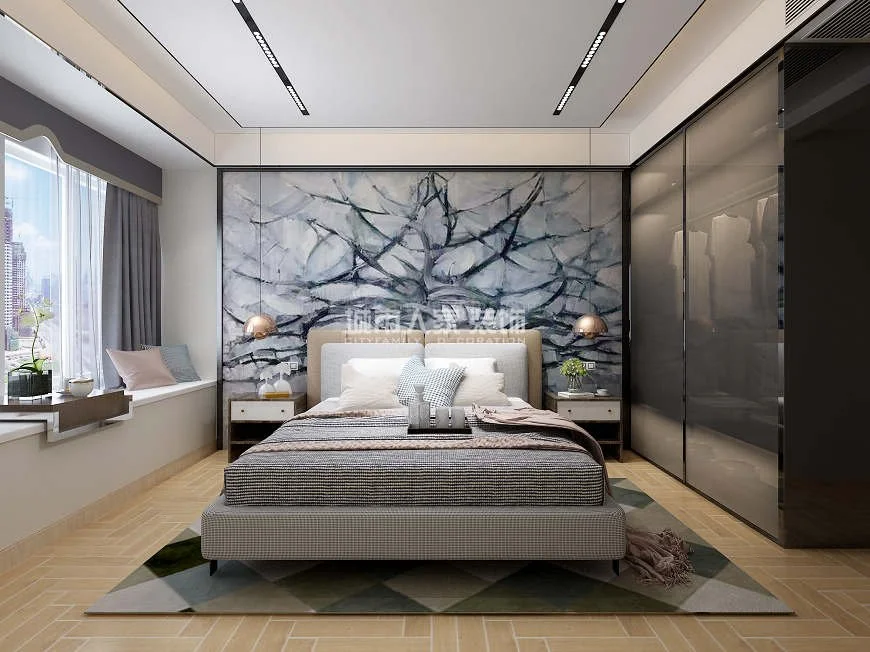 117平米的三居室装修案例欣赏，将现代风融入到现代生活当中。