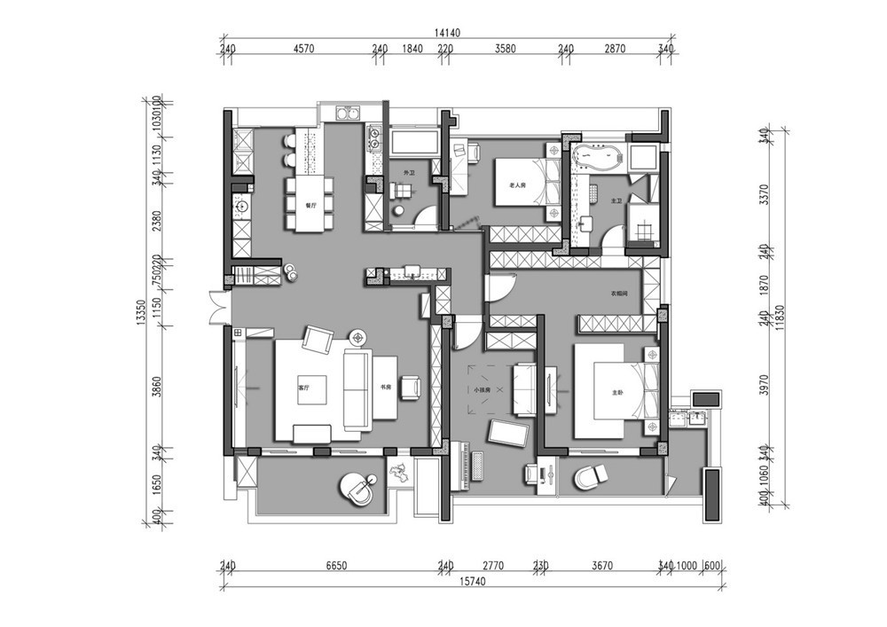131平米，，现代风格的房子如何装修？