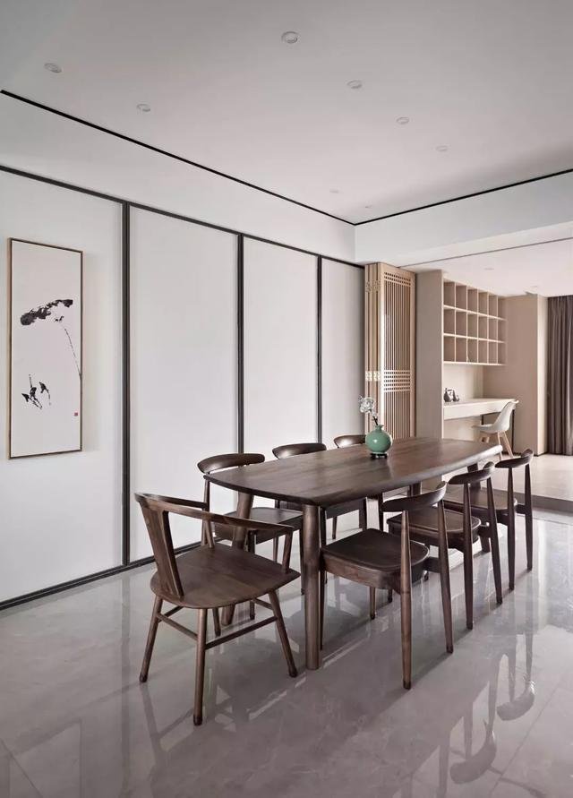 116平米的三居室装修案例欣赏，将中式风融入到现代生活当中。