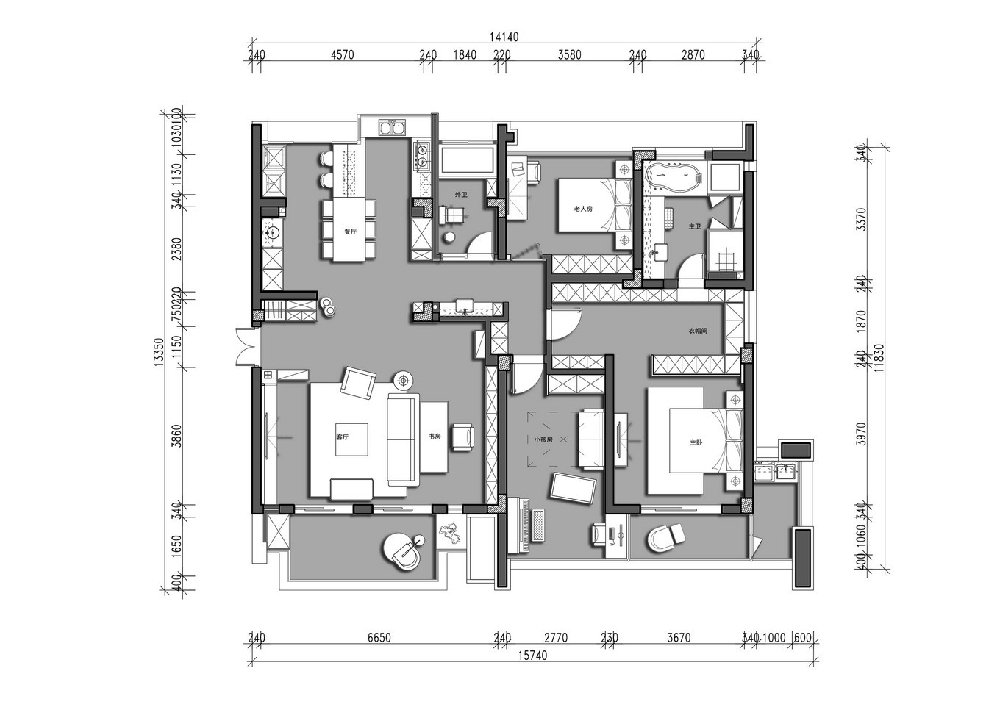 三居室一般多大面积？现代风格装修需要多少钱？