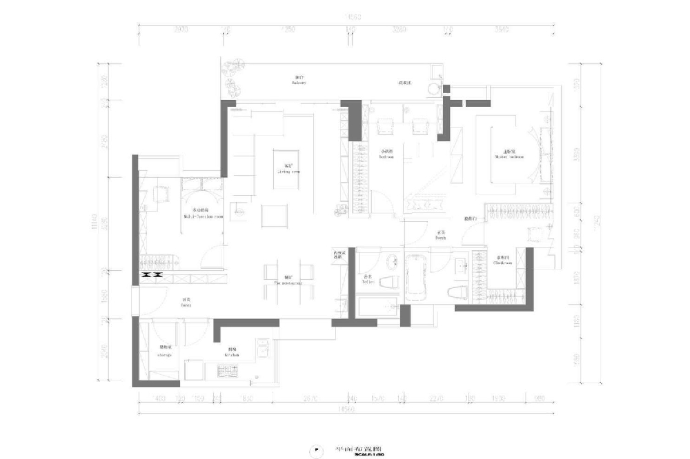 现代风格三居室装修案例，150平米的房子装修多少钱？