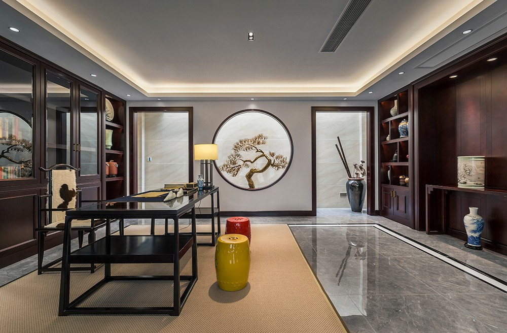 800平米的别墅装修只花了120万，中式风格让人眼前一亮！