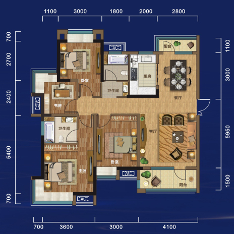 128平米的三居室要怎么装修才出其不意，选择现代风格准没错！