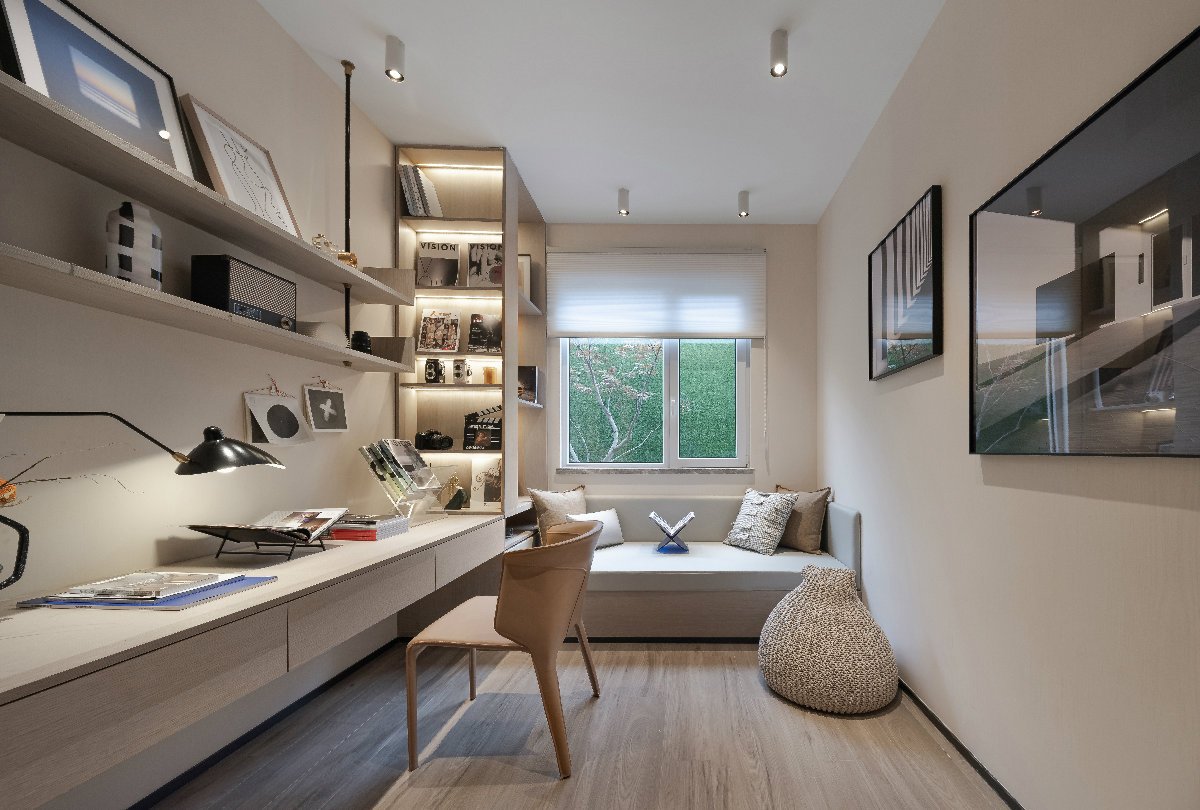 118平米幸福城三居室现代风格案例